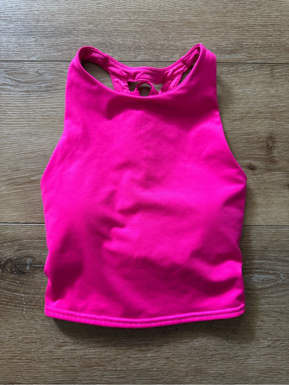 ALO Yoga Women's High-Neck Crop Top - Neon Pink